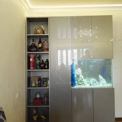 Встроенный аквариум в шкаф